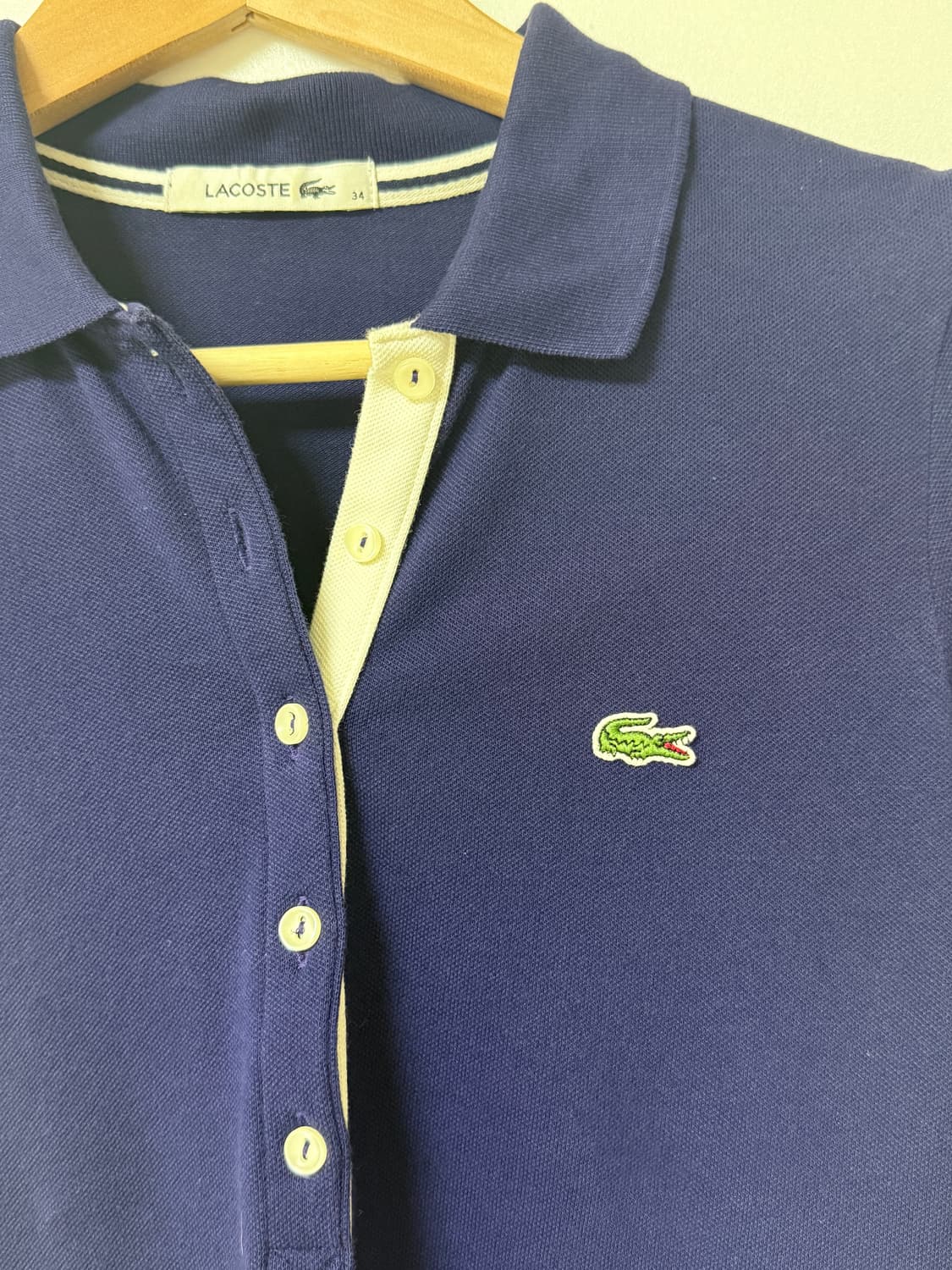 💙LACOSTE 라코스테 카라 원피스 네이비 반팔 44-55💙 상품이미지6