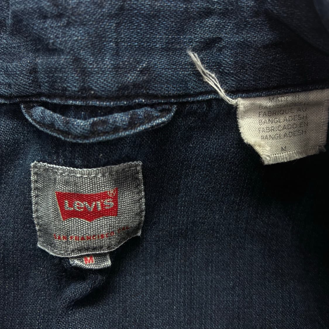 Levi's  리바이스 진청 데님 웨스턴 셔츠  상품이미지5