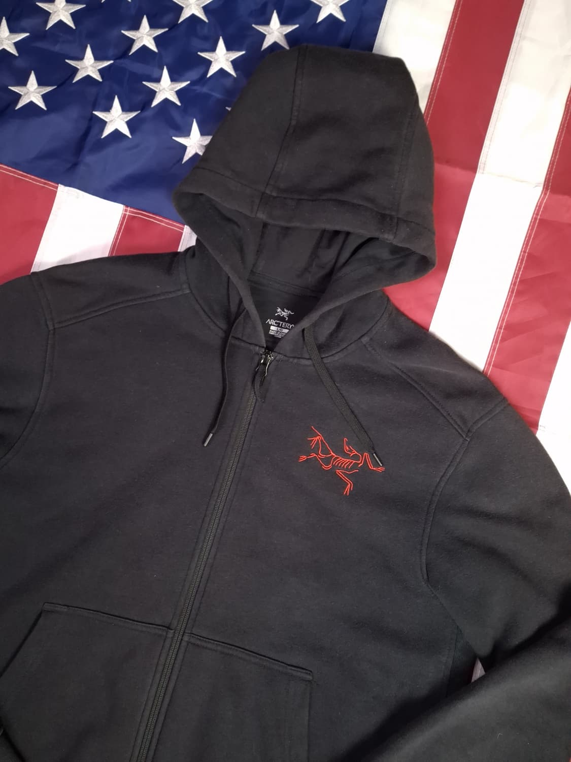 오리지날 아크테릭스 코튼 빅로고 후디티 상품이미지4