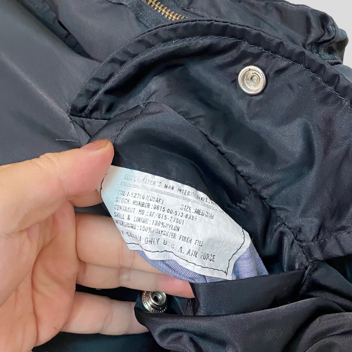 (M)밀리터리 ma1 항공정퍼 상품이미지7