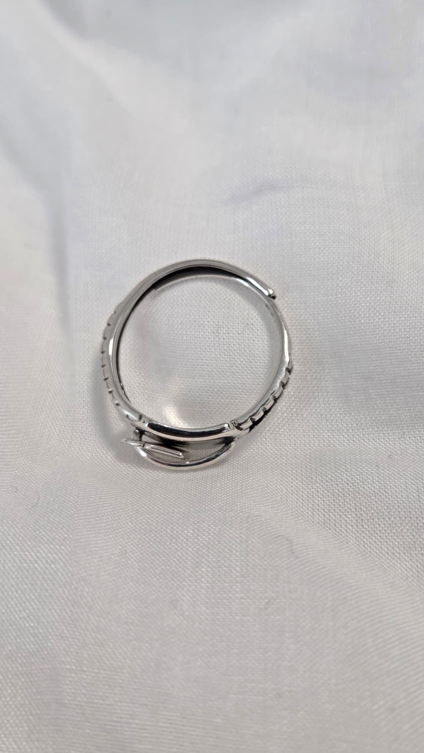 룸즈 925 실버 지퍼 반지 프리사이즈 상품이미지4