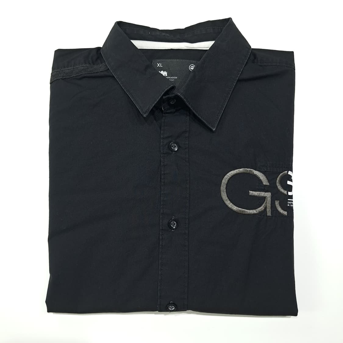 CL741 XL 지스타로우 코튼 자수 로고 블랙 셔츠 남방 상품이미지9