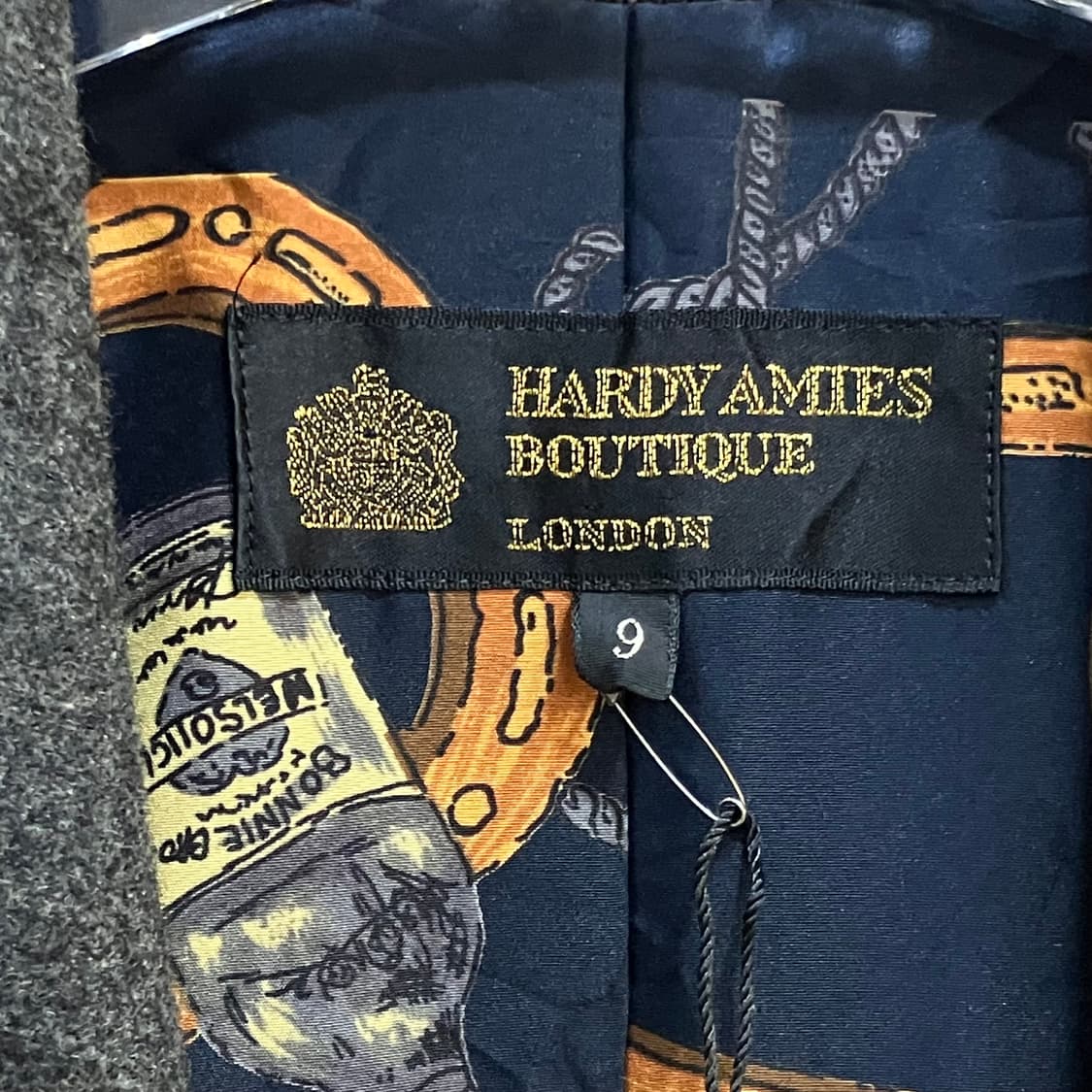 하디 에이미스 차콜 울 더블 블레이저 상품이미지2