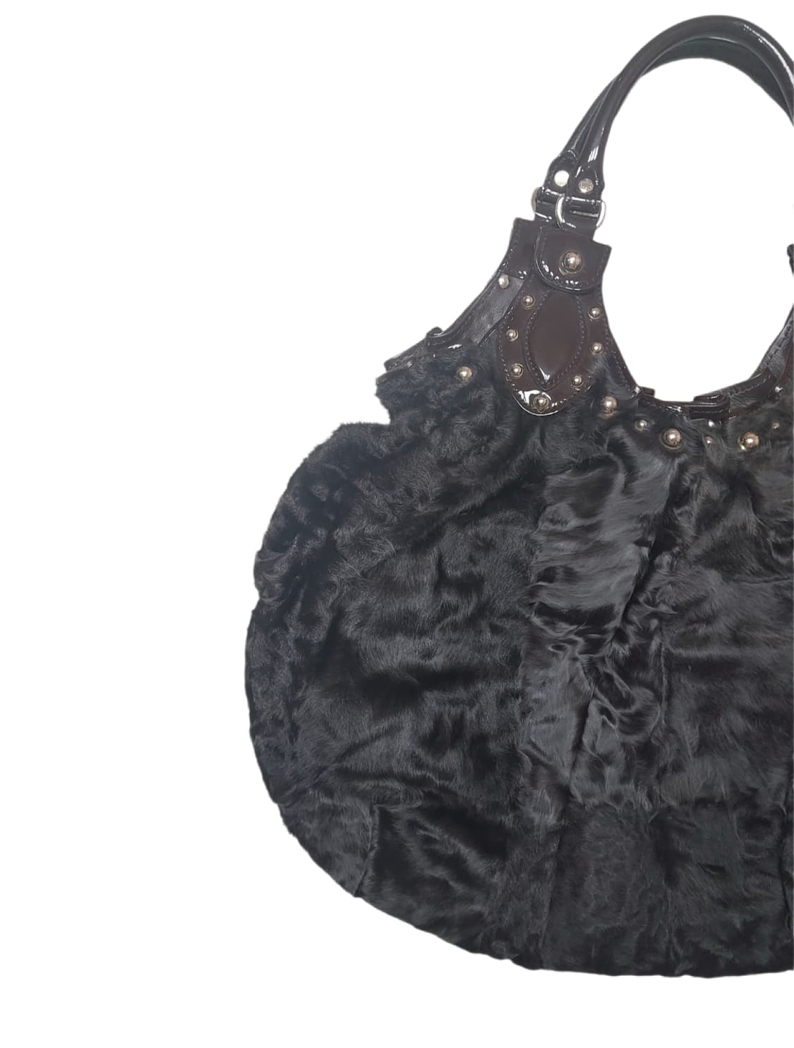 구찌 스터드 아스트라칸 퍼 숄더 호보백 (정품) 상품이미지6