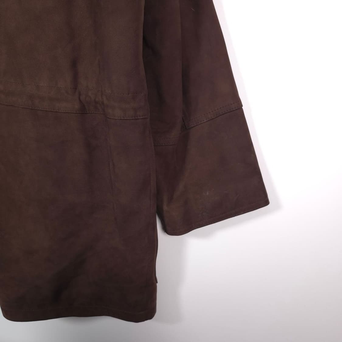 Ventura 빈티지 브라운 누벅 레더 사파리 자켓 상품이미지5