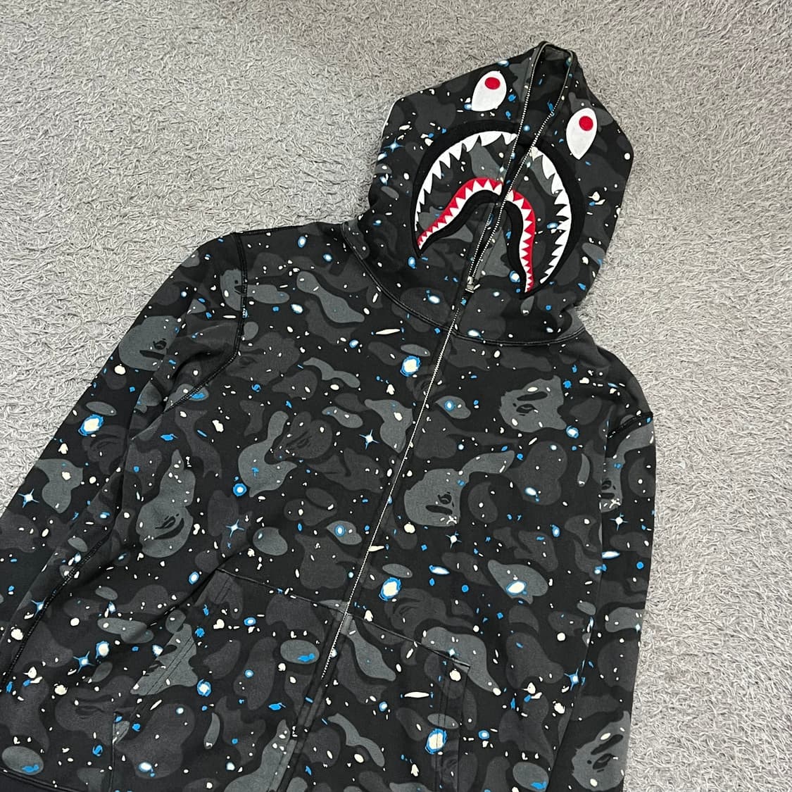 [100] 베이프 스페이스 샤크 후드집업 상품이미지1