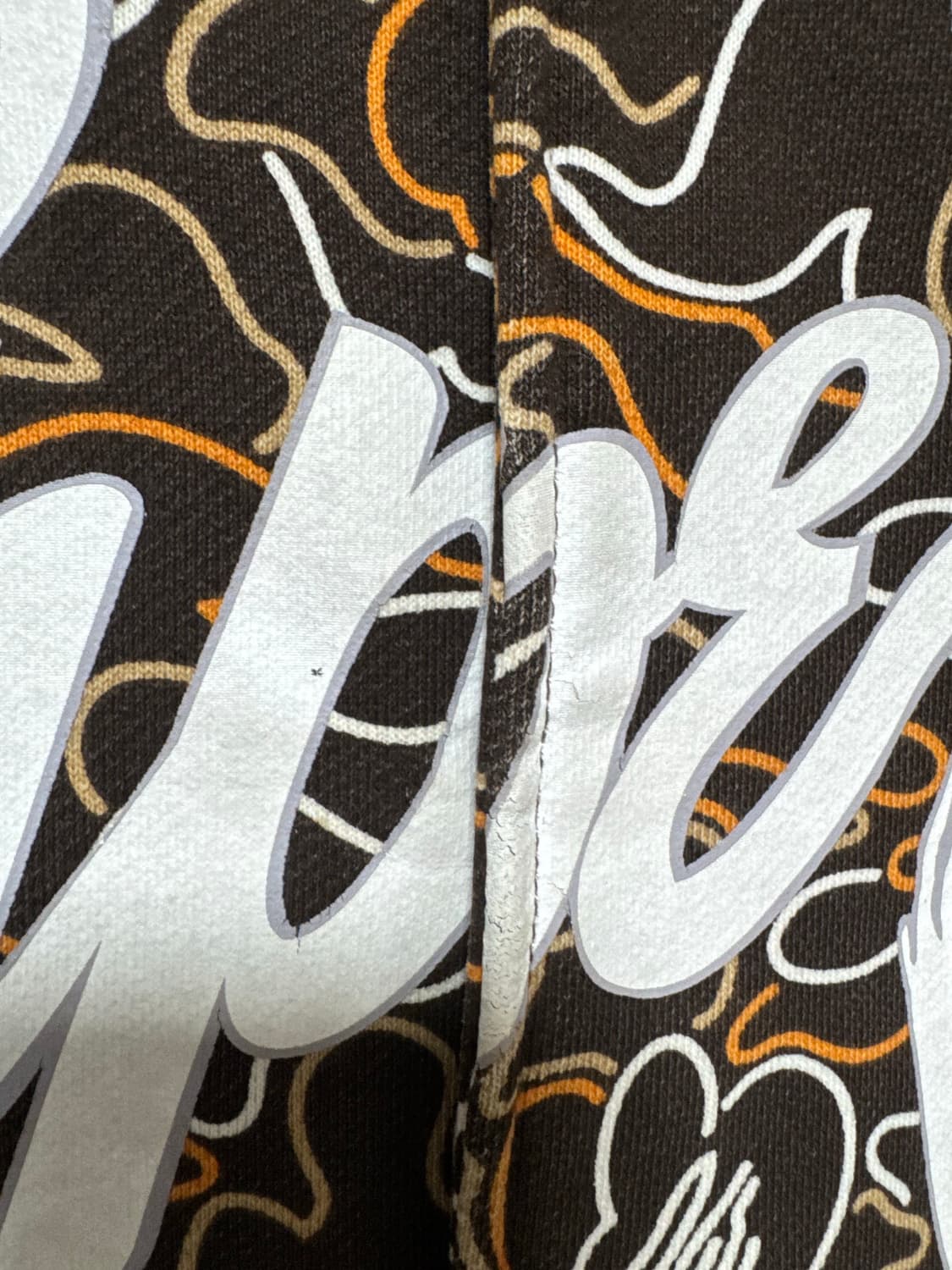 베이프 네온 카모 바시티 자켓 상품이미지4