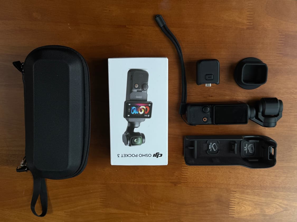 DJI 오즈모 포켓3 풀박 s급 + 케어 리프레쉬보험 미사용 (2년) 상품이미지2