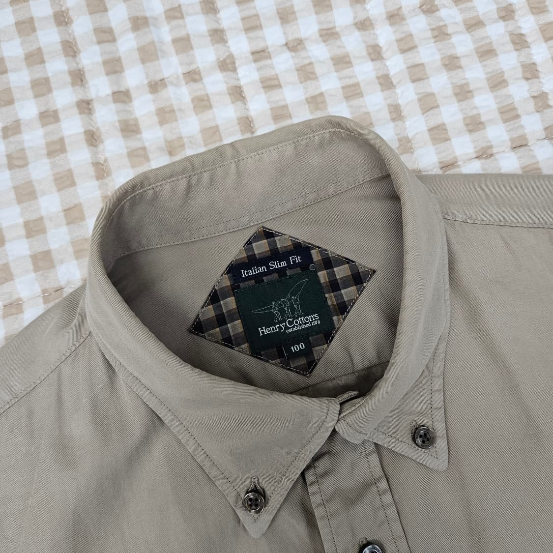 헨리코튼 긴소매 셔츠 남자100 상품이미지2