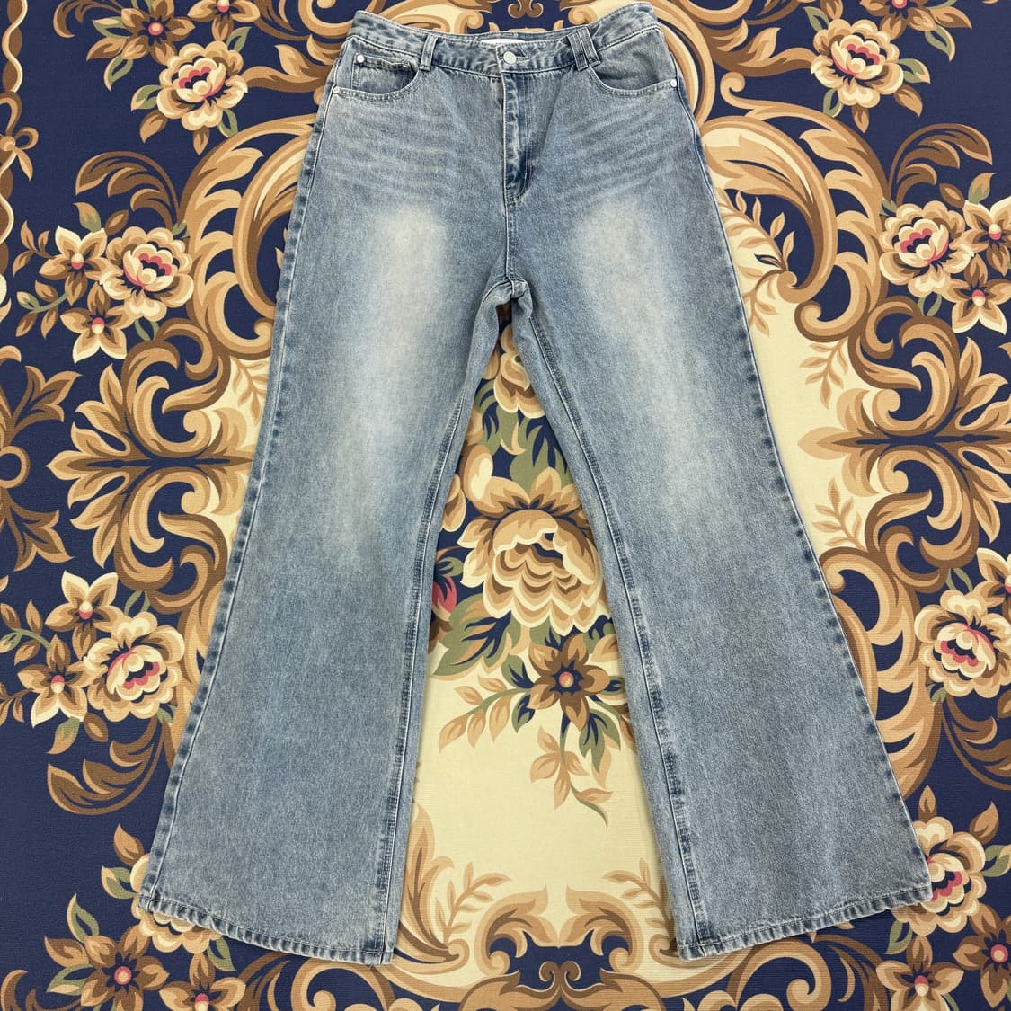 (M)데케트 DECET 와이드 부츠컷 데님팬츠 상품이미지3