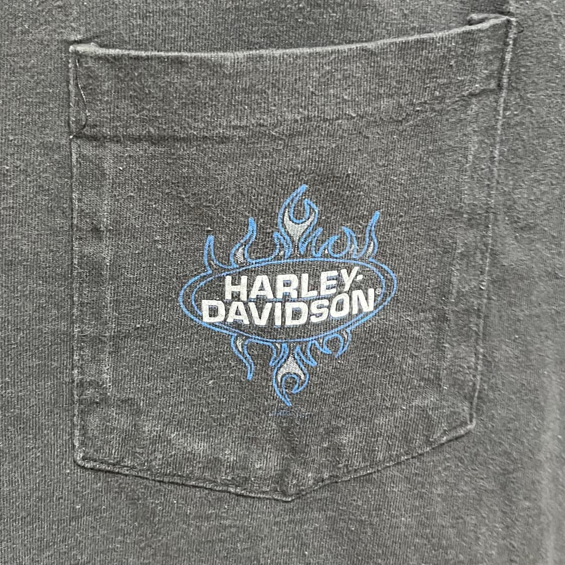 Harley Davidson Blue Flame Pocket L/S 상품이미지3
