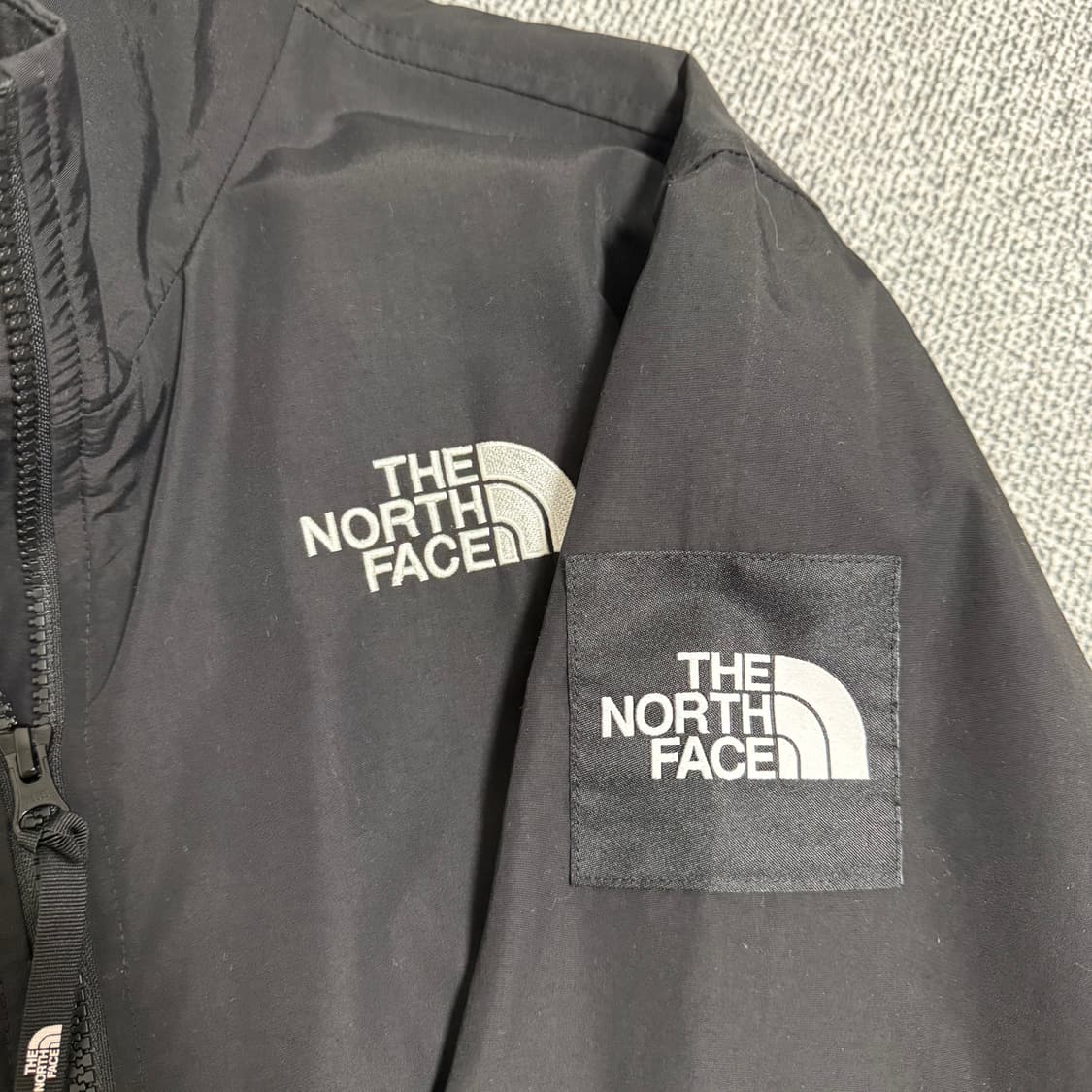 노스페이스 화이트라벨 올레마 아노락 블랙 S 바람막이 반집업 상품이미지3