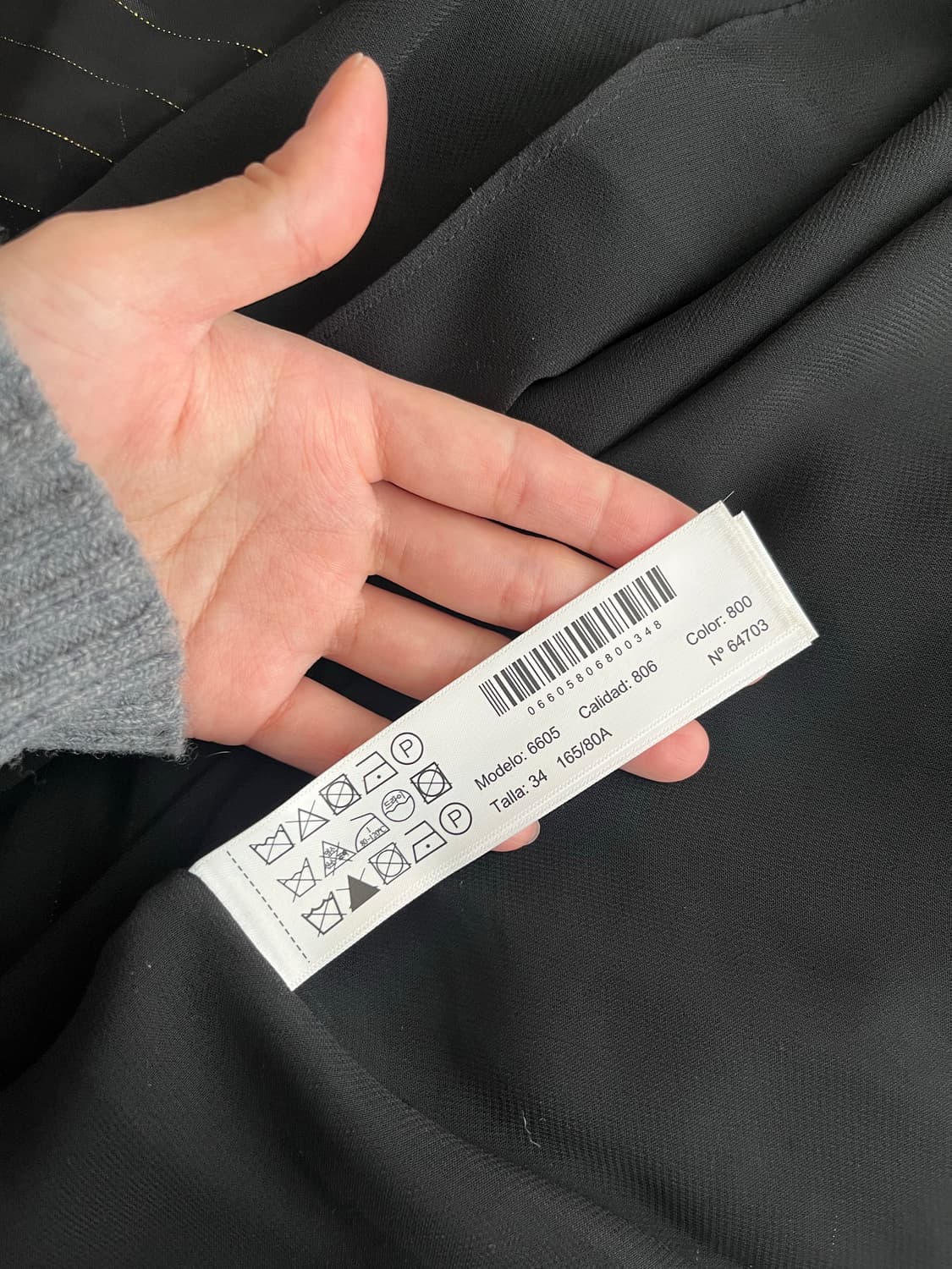 34) 마시모두띠 메탈릭 브이넥 원피스 블랙 상품이미지6