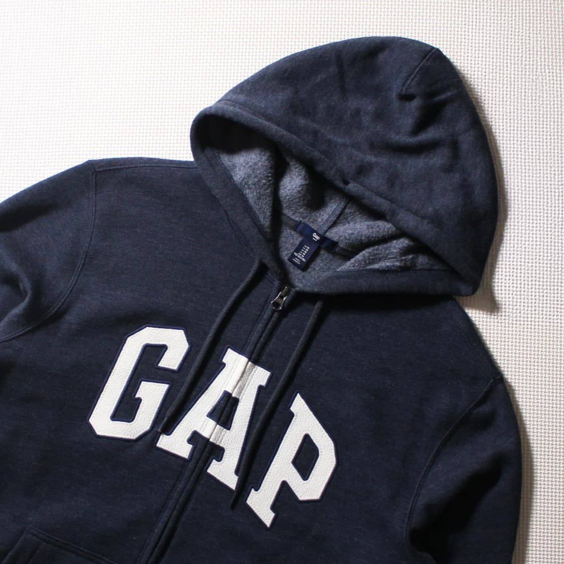 GAP 갭 네이비 기모 후드집업 상품이미지3