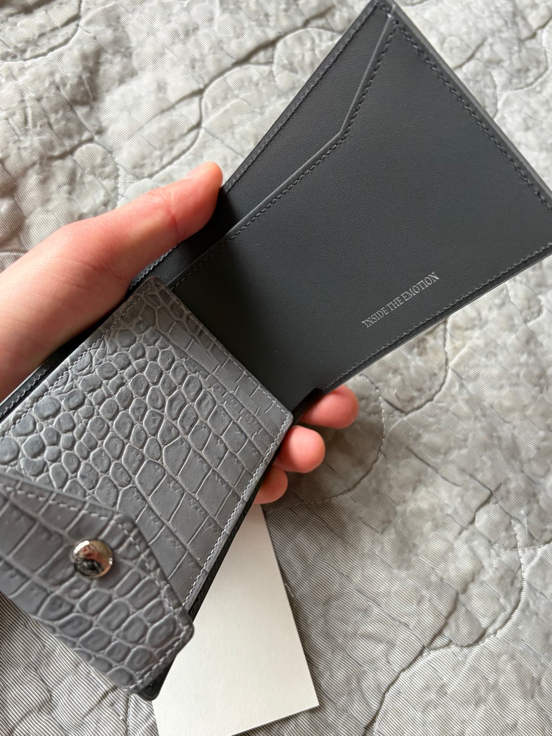 인사이드 더 이모션 레더 월렛 상품이미지4