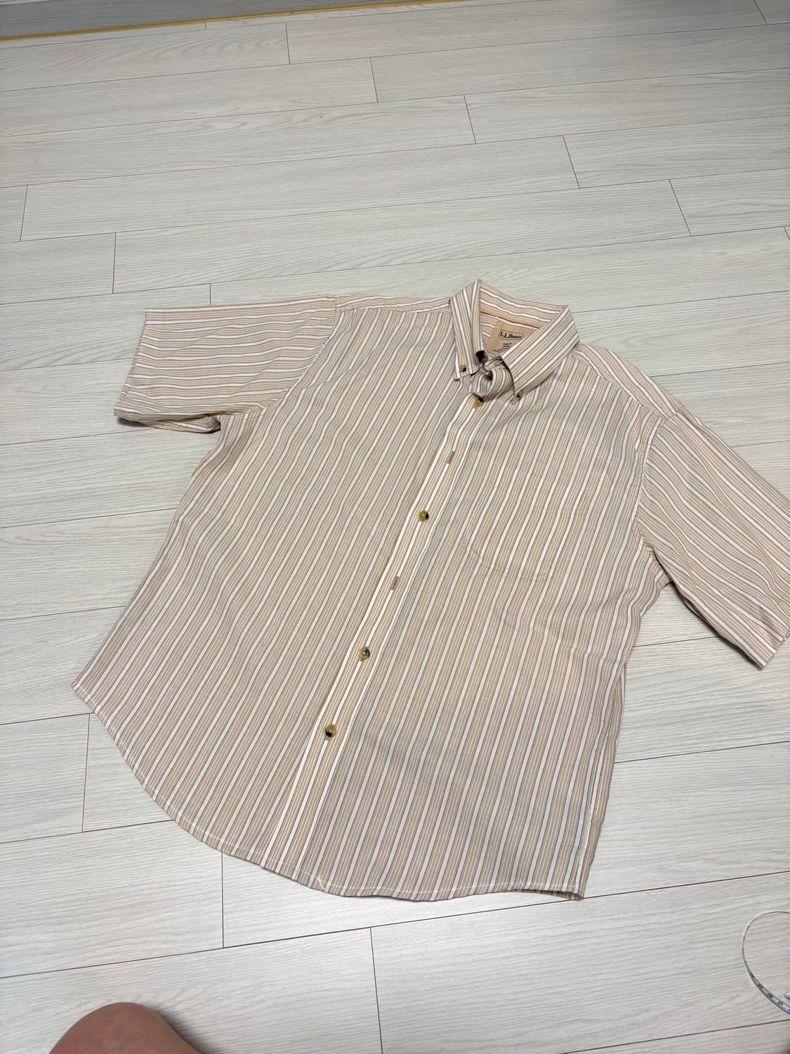 빈티지 엘엘빈 스트라이프 반팔 셔츠 100사이즈 상품이미지2
