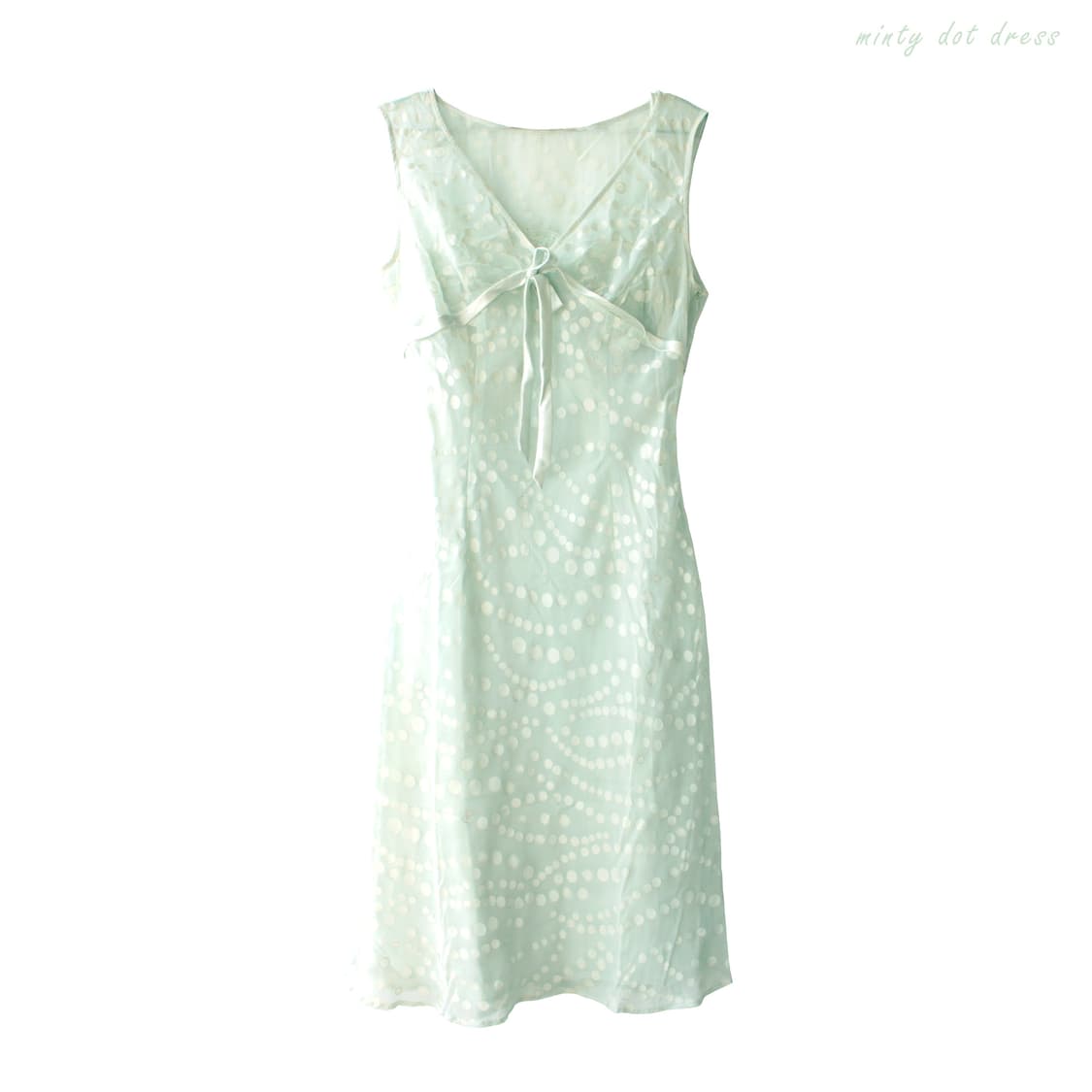 민티 물방울 드레스 🍏 상품이미지1