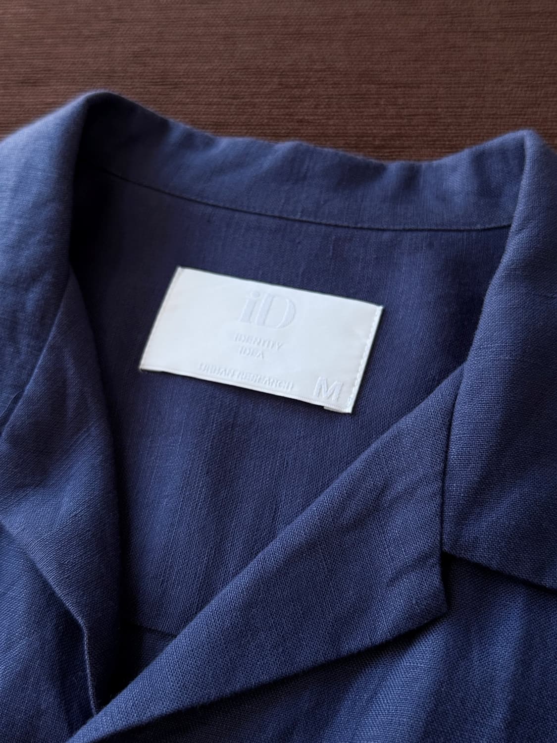 Natural linen rayon guayabera shirt 상품이미지3
