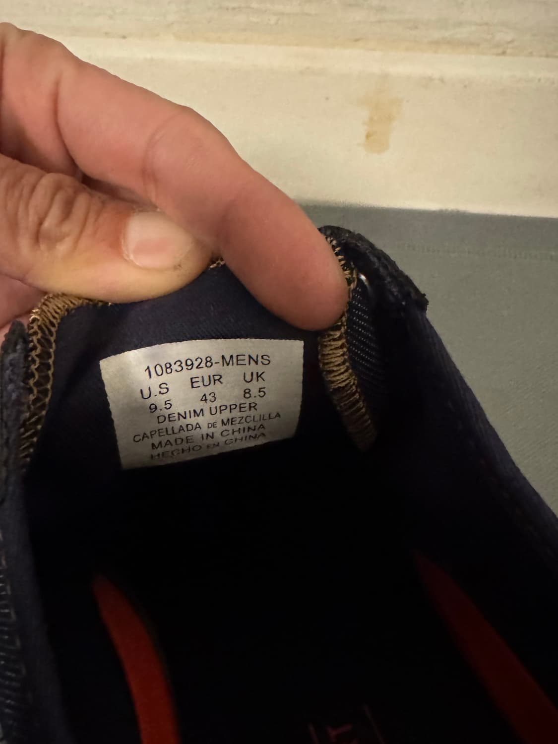 리바이스 흑청 데님 로우 스니커즈(43사이즈) 상품이미지5