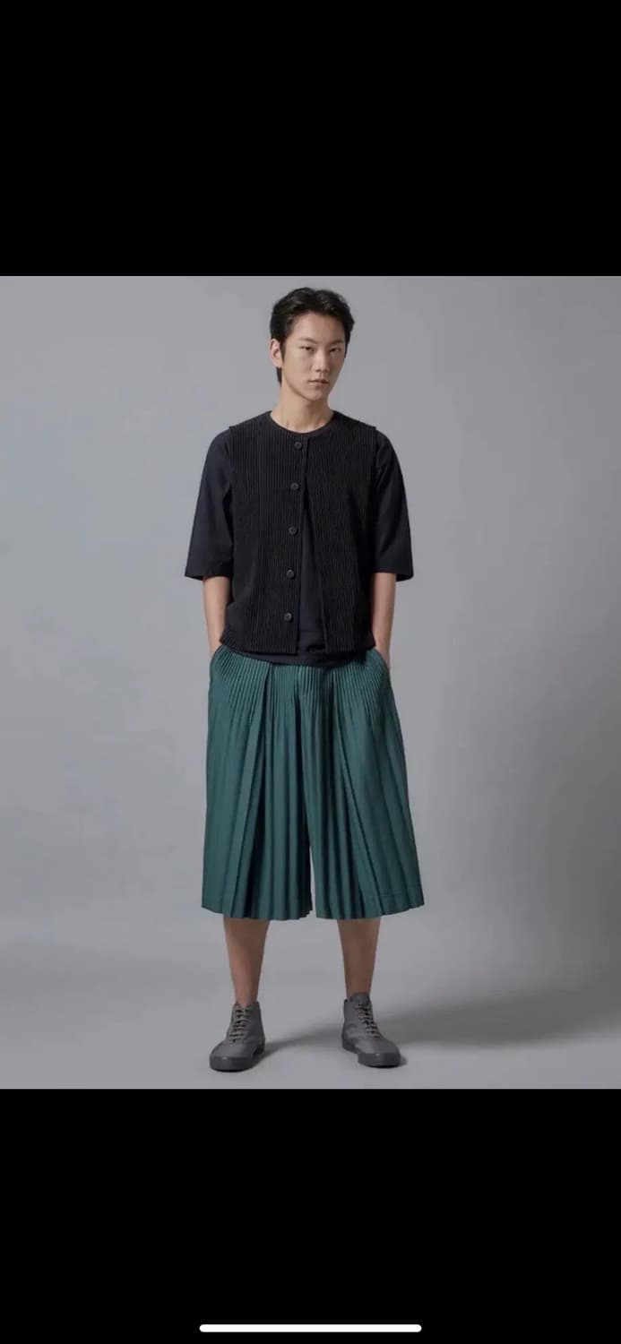 옴므플리세 플러피 와이드 하카마 2 상품이미지2