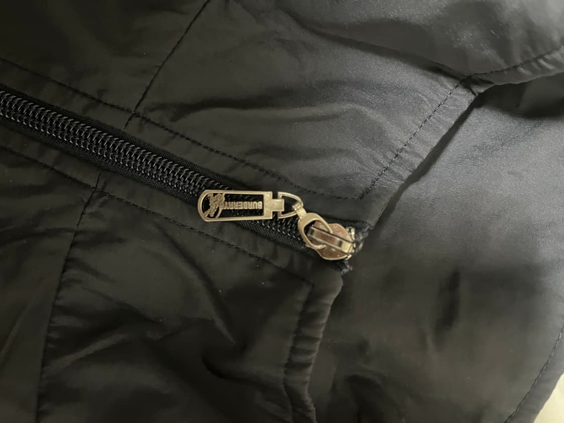 버버리 블랙 체크 베스트 조끼 상품이미지5