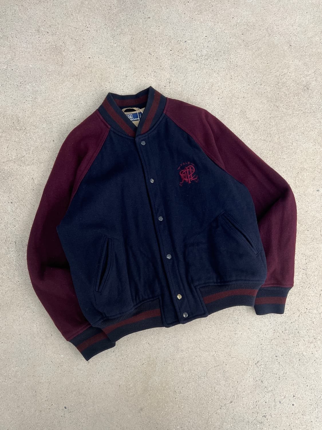 폴로 랄프로렌 90s 울 바시티 자켓 상품이미지2