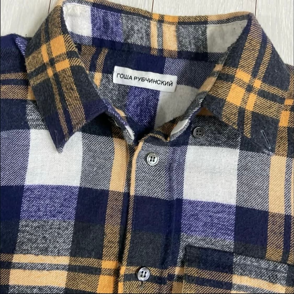 [M] 17AW 고샤루브친스키 플란넬 셔츠 상품이미지5