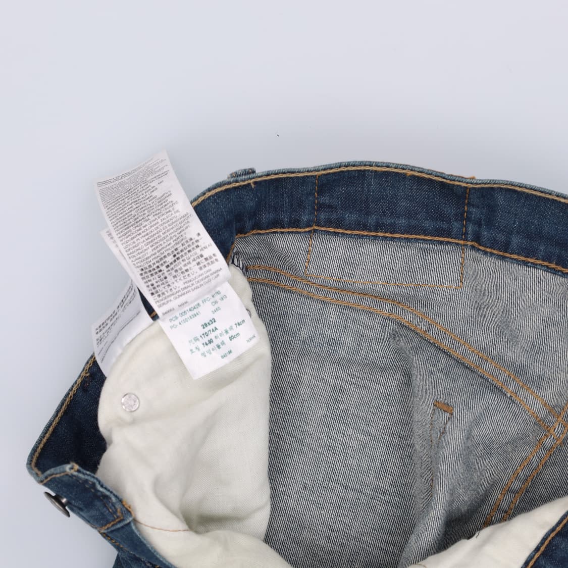 W29L32 리바이스 514 데님팬츠 0409H1 상품이미지6