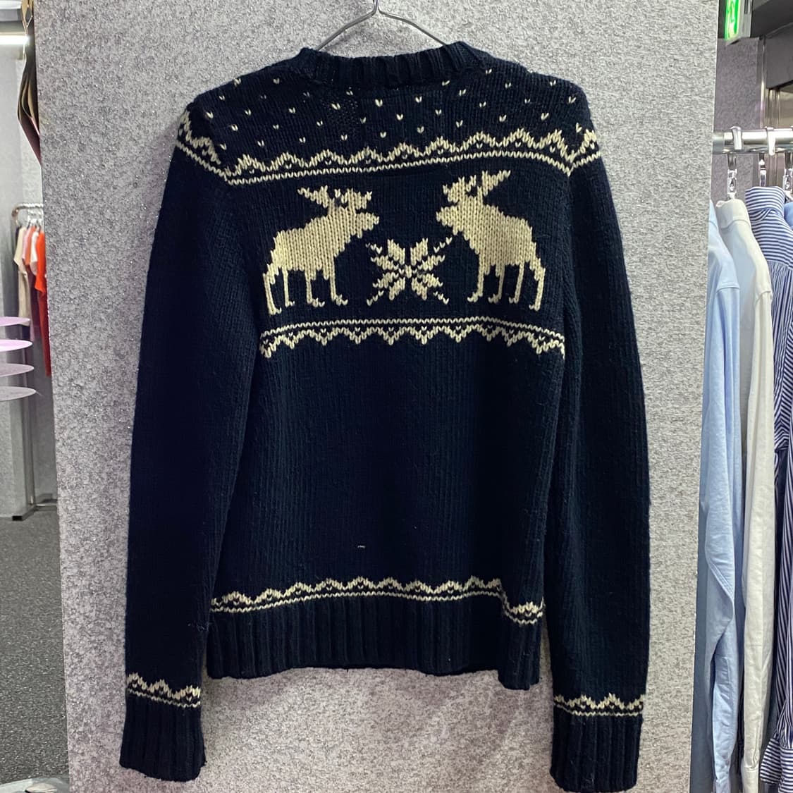 아베크롬비 빅로고 네입 니트 B3125 상품이미지3