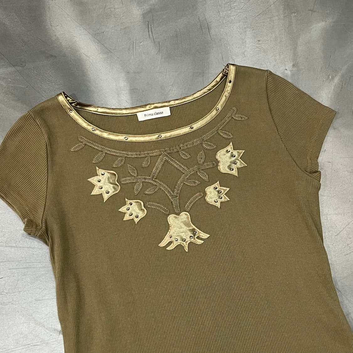  프리마 클라쎄 큐빅 골지 하프 니트 y16360 상품이미지3