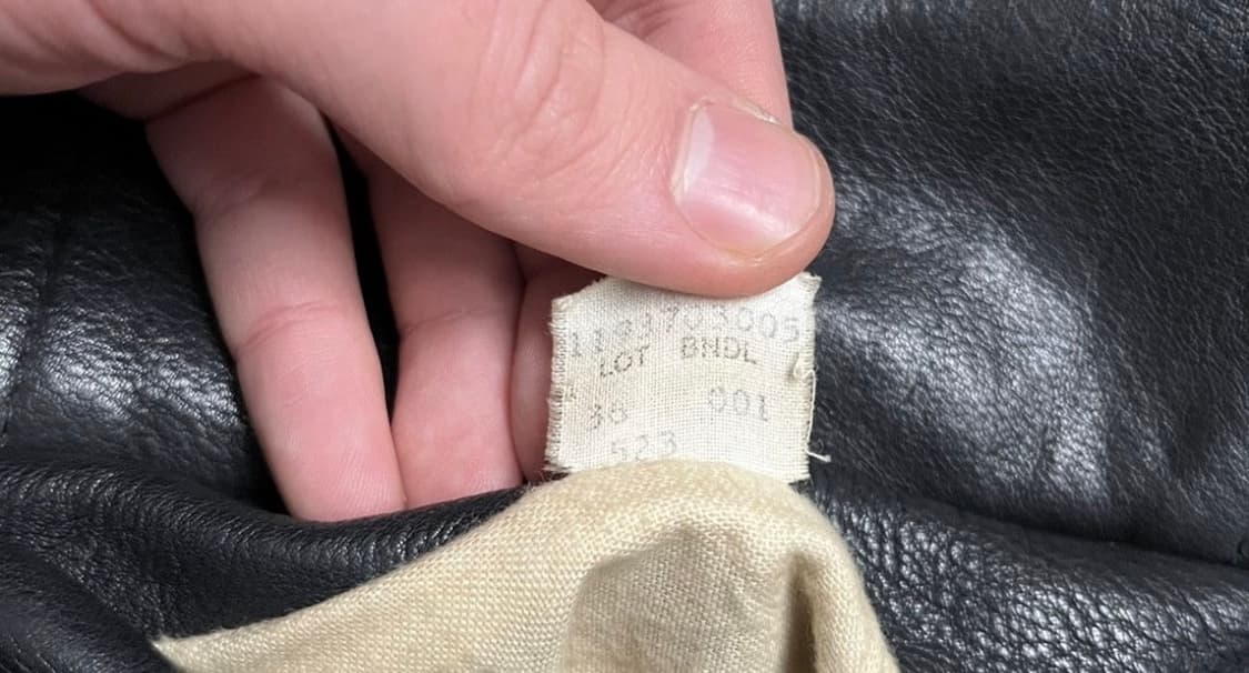 빈티지 schott 쇼트 레더 카코트 36 상품이미지4