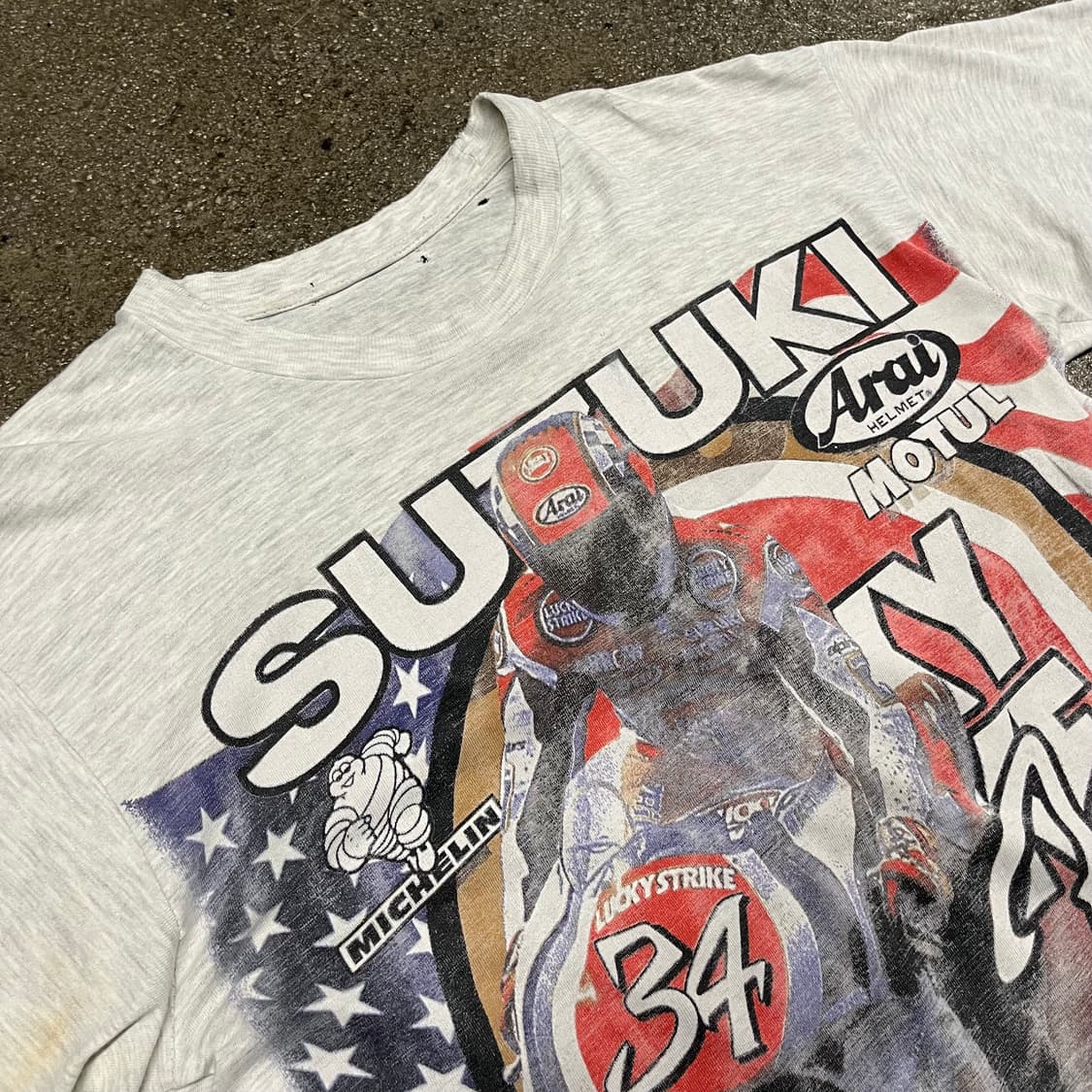 90s 스즈키 레이싱 티셔츠 (100) 상품이미지3