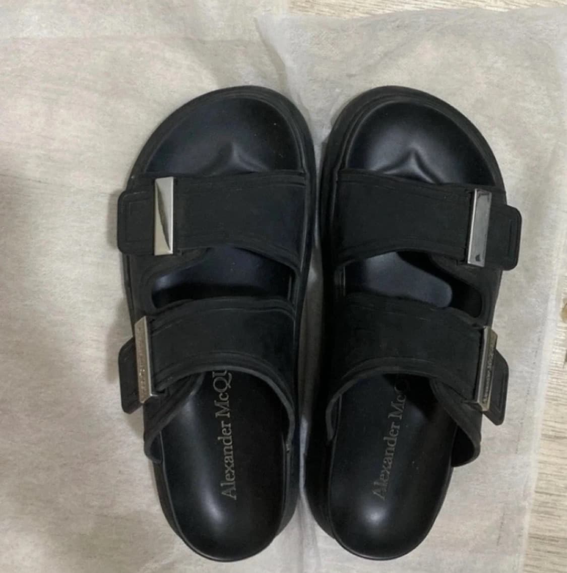 알렉산더맥퀸 오버솔 230 슬리퍼 싸게 상품이미지1