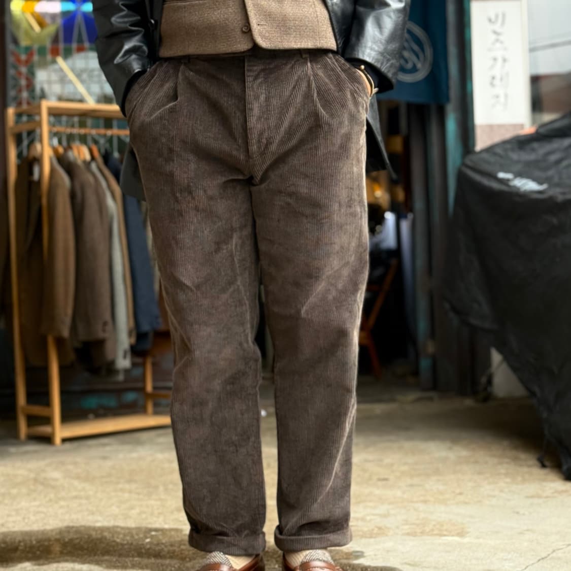 Joseph & Peiss 투턱 코듀로이 팬츠 34 상품이미지7