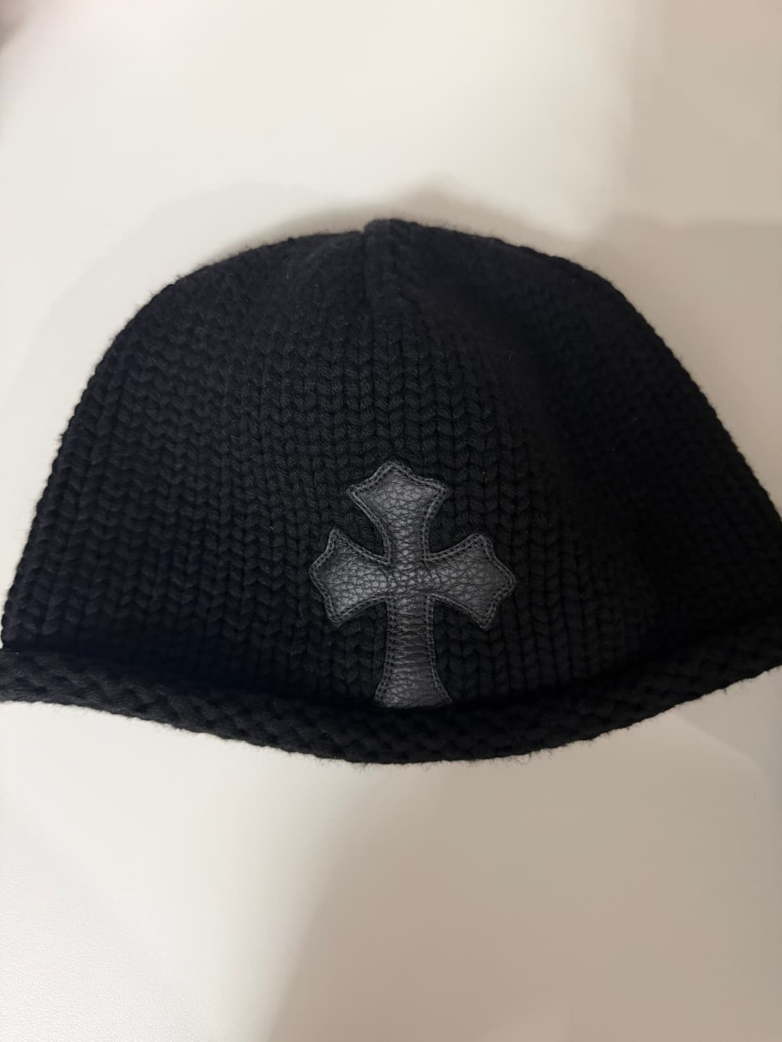 크롬하츠 크로스 레더 패치 캐시미어 상품이미지1