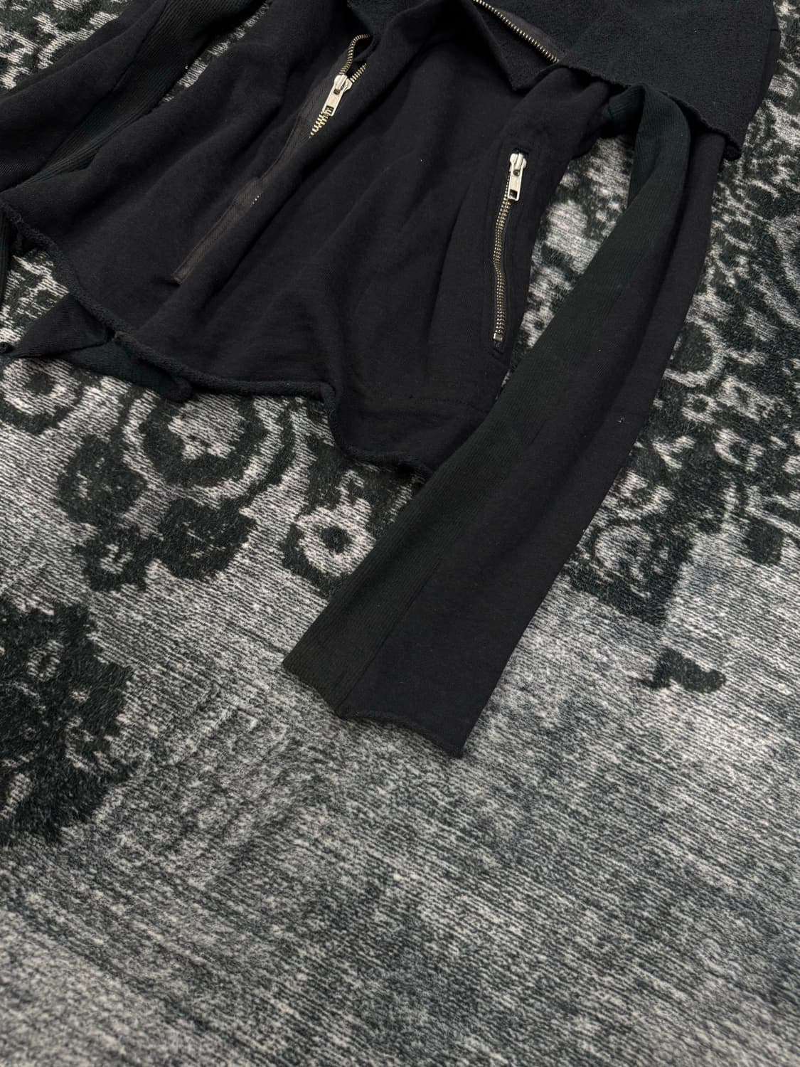 Unknown asymmetric rider sweat zip up 상품이미지5