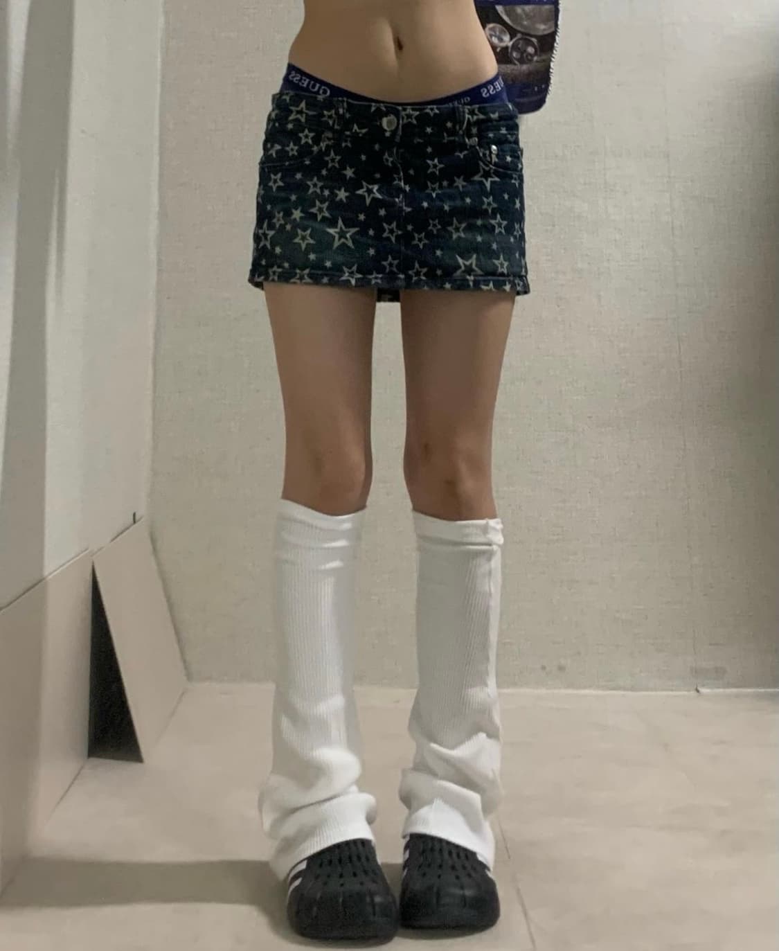 Vintage star denim mini skirt 상품이미지3