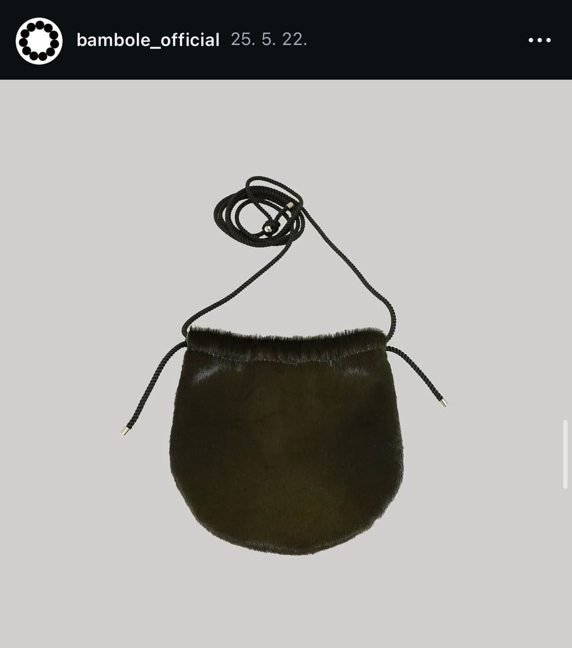 밤볼레 두루백 카키 상품이미지1