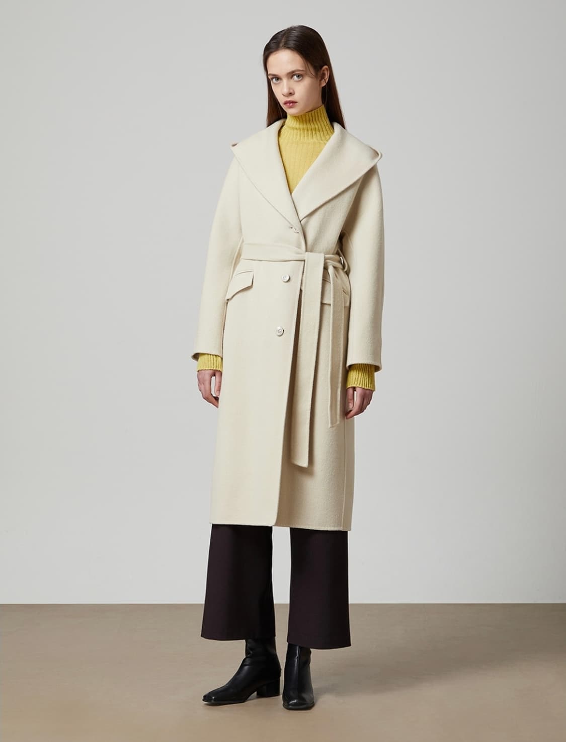 주크 모&캐시 후드 핸드메이드코트 상품이미지1