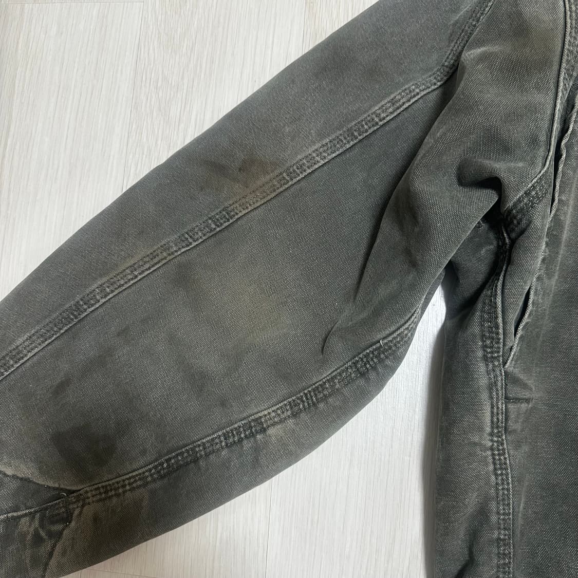 OG 빈티지 칼하트 J97 모스그린 디트로이트 워크자켓 mos XL 상품이미지9