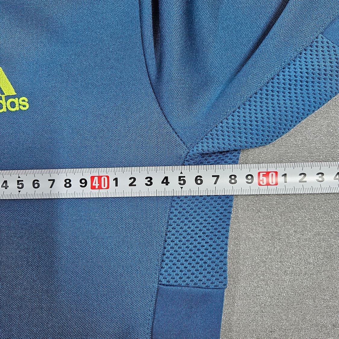 90-95 아디다스 져지 트랙탑 블루 라임 상품이미지4