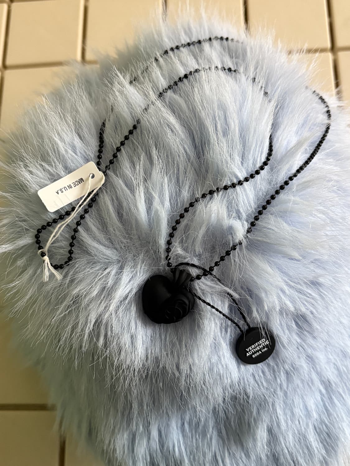 크롬히츠 목걸이 (블랙심장) 상품이미지1