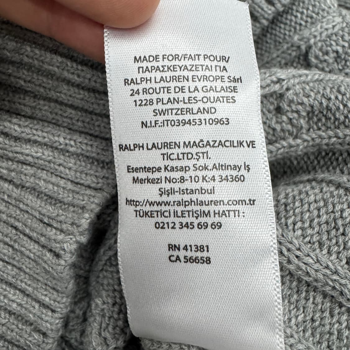폴로 신형 포니 꽈배기 니트  상품이미지6