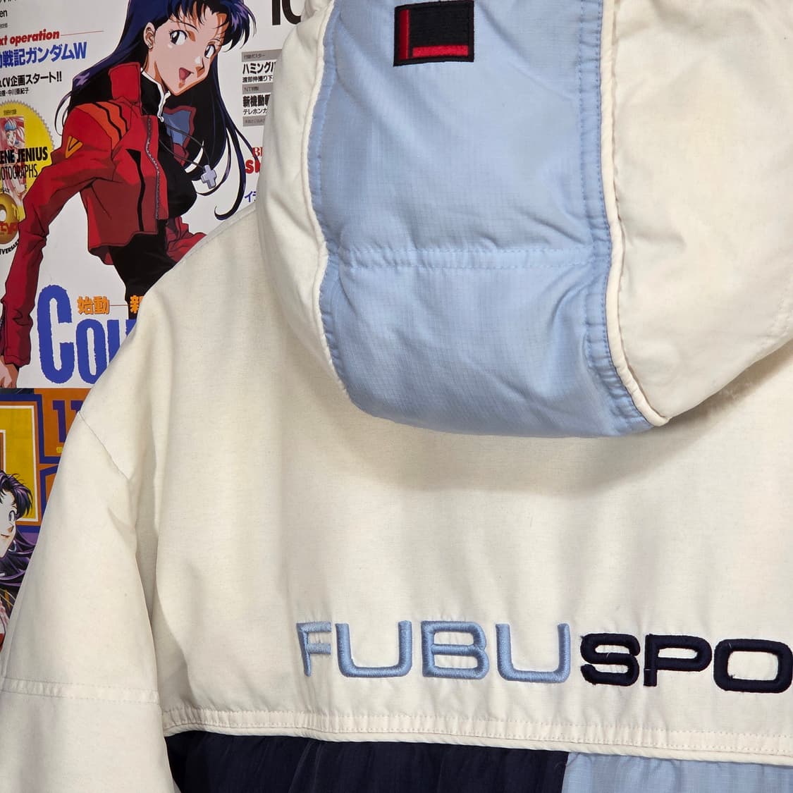 후부 아이보리 올드스쿨 다운 패딩 점퍼 상품이미지7