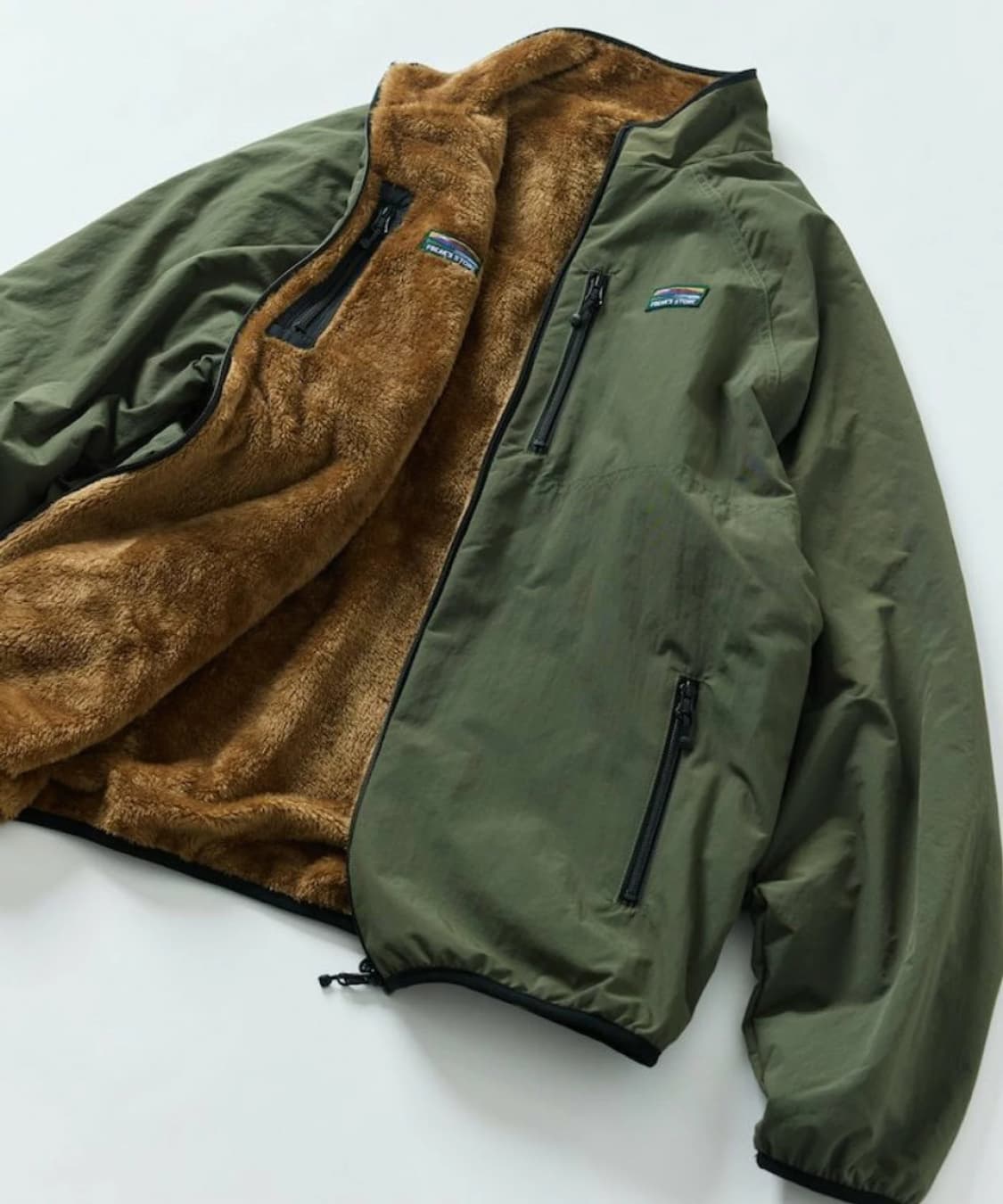 프릭스스토어 리버시블 자켓 올리브 상품이미지2