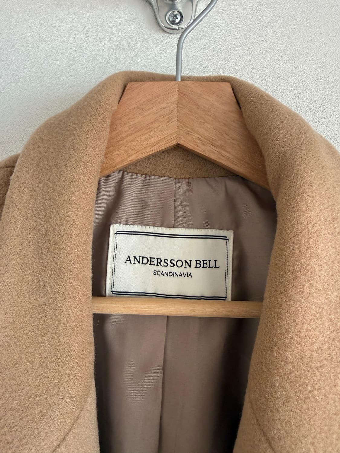 앤더슨벨(Andersson Bell) 카멜 울 코트 상품이미지7