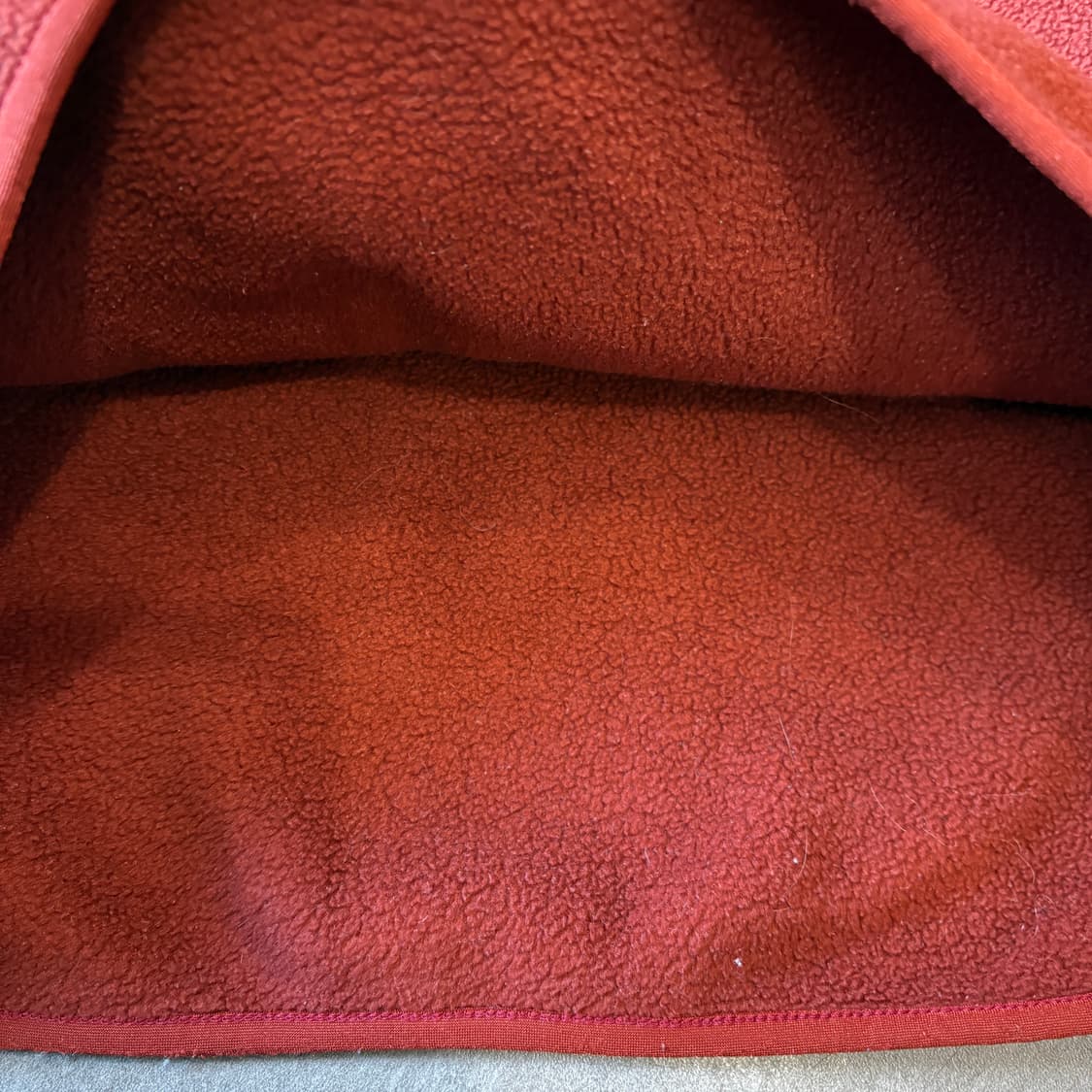 90s 90년대 멕시코 생산 파타고니아 신칠라 버건디 스냅티  상품이미지5