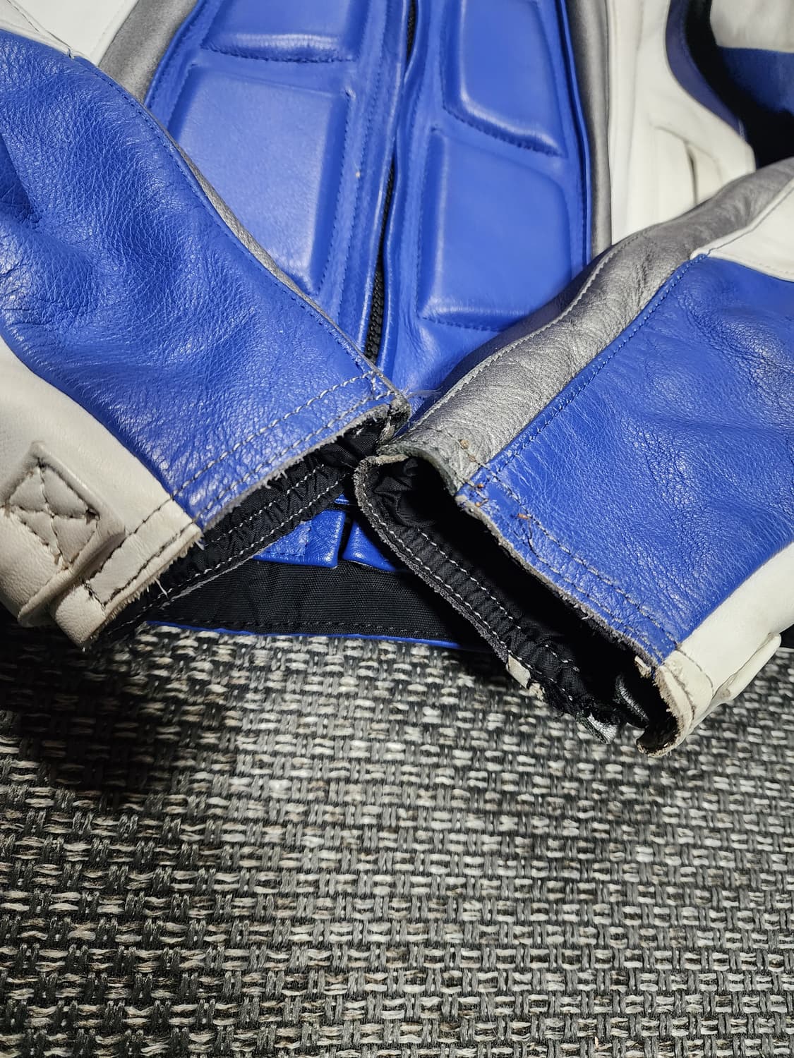 레이싱 레더 바이크 자켓  50사이즈  상품이미지10