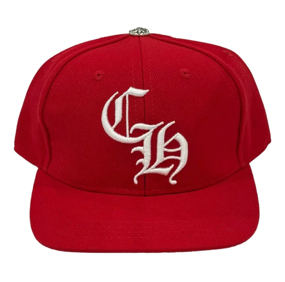 크롬하츠 CH로고 베이스볼캡 레드앤화이트 상품이미지1