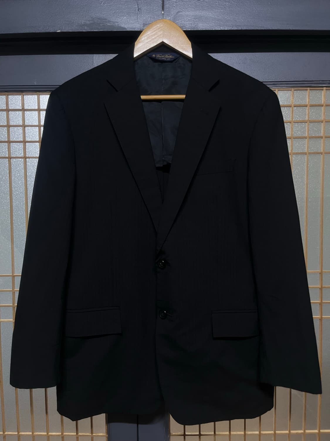 [M]브룩스브라더스 울 스트라이프 블레이저 상품이미지1